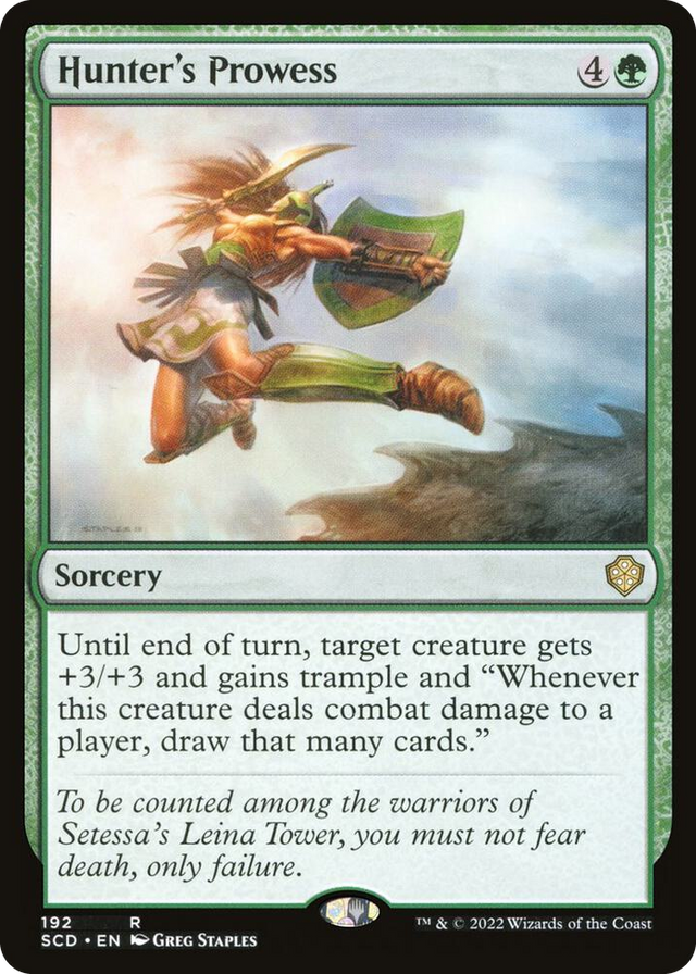 0192 Hunter's Prowess R Starter Commander Decks