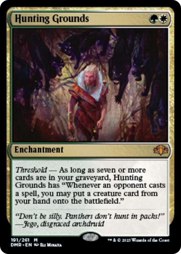 Hunting Grounds #191 M - Dominaria Remastered Pokemon card