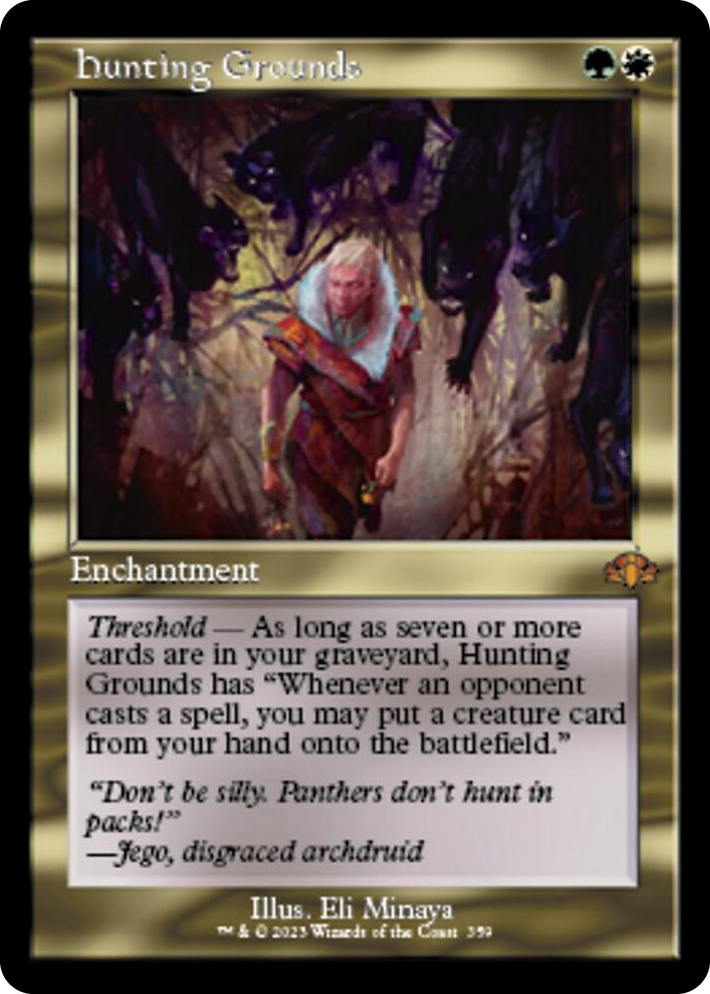 0359 Hunting Grounds (Retro Frame) M Dominaria Remastered