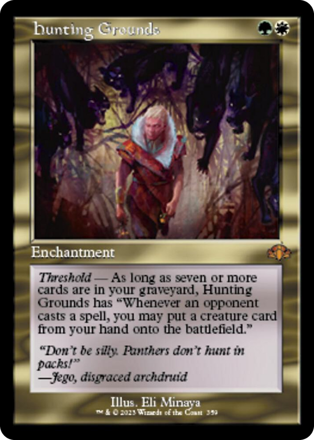0359 Hunting Grounds (Retro Frame) M Dominaria Remastered
