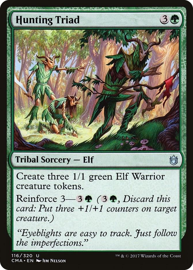 Hunting Triad #116 U - Commander Anthology Pokemon card