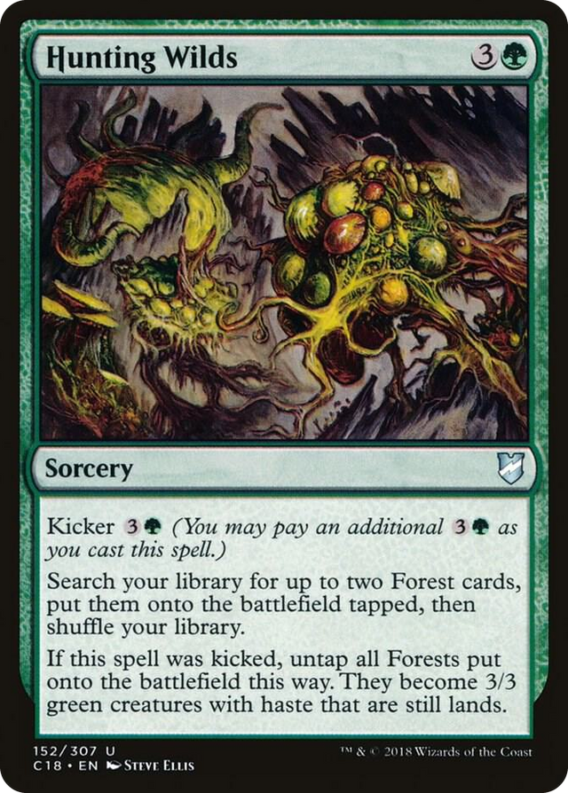 0152 Hunting Wilds U Commander 2018