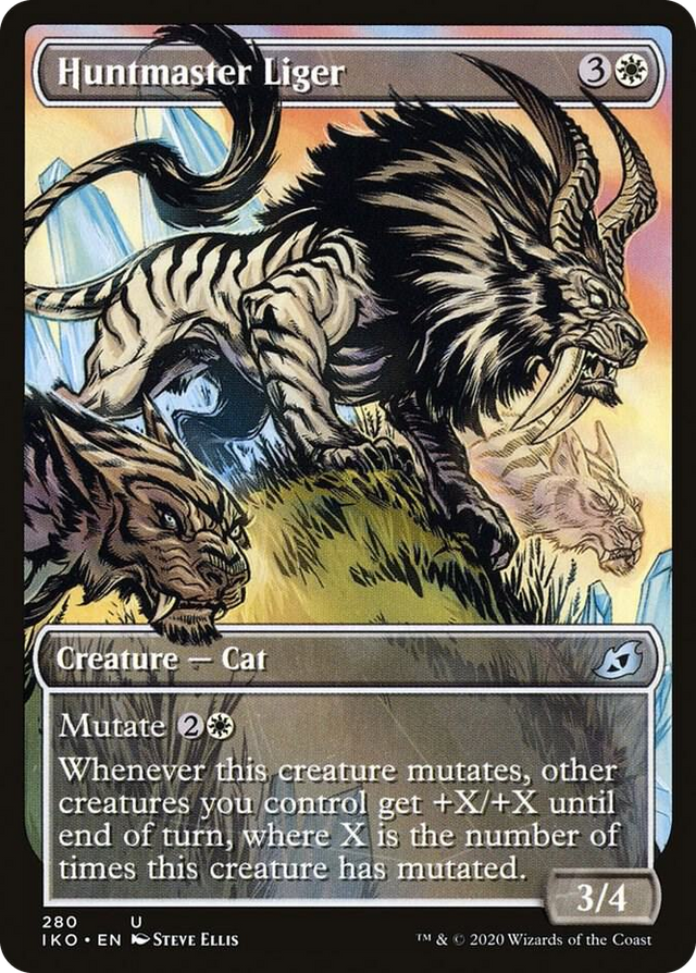 0280 Huntmaster Liger (Showcase) U Lair of Behemoths