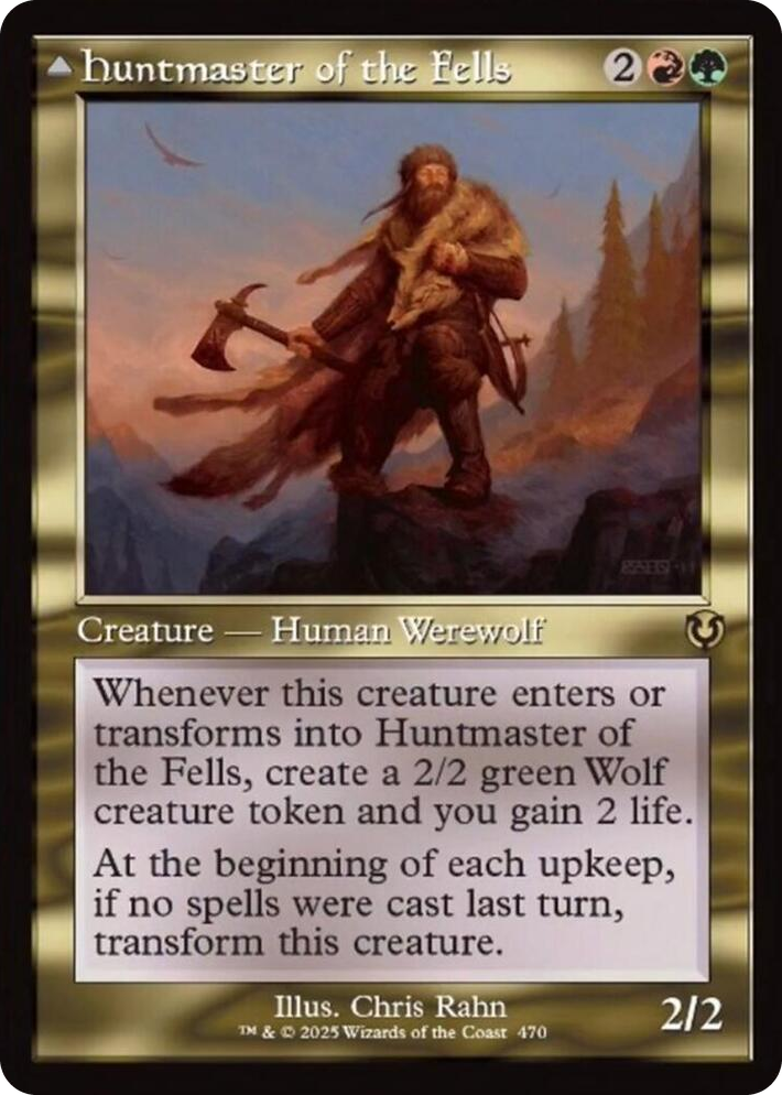 0470 Huntmaster of the Fells (Retro Frame) R Innistrad Remastered