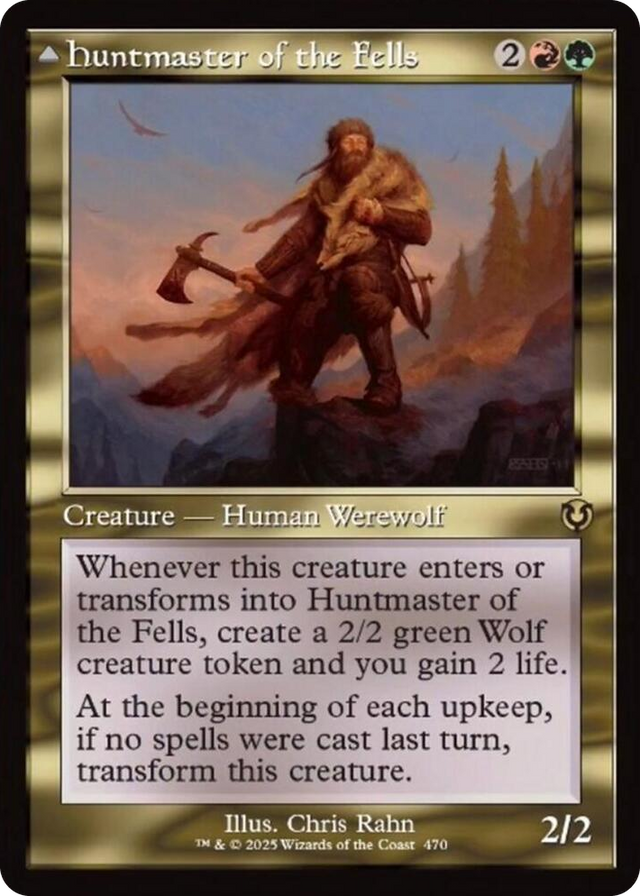 0470 Huntmaster of the Fells (Retro Frame) R Innistrad Remastered