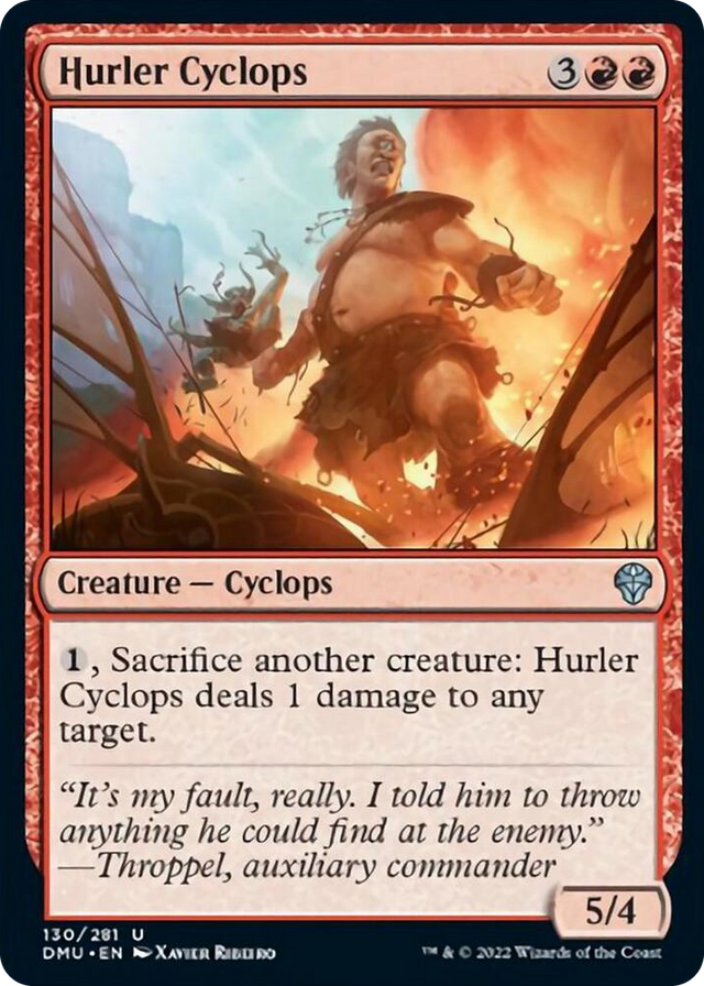 0130 Hurler Cyclops U Dominaria United