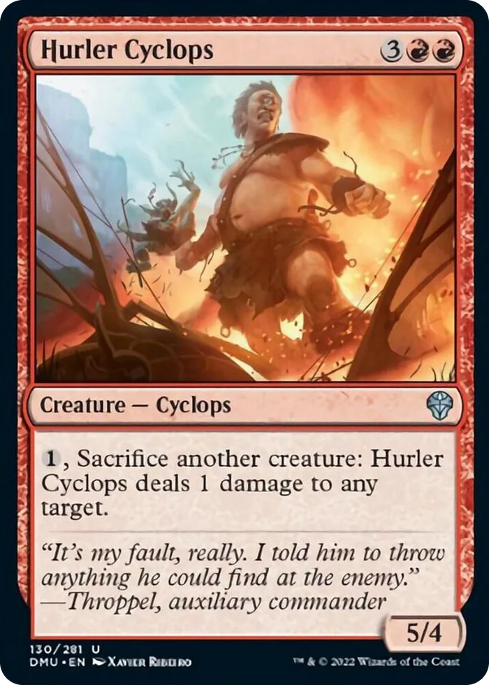 0130 Hurler Cyclops U Dominaria United