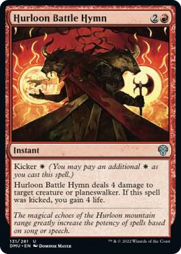 0131 Hurloon Battle Hymn U Dominaria United