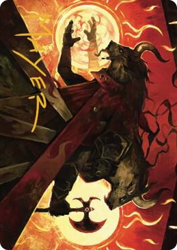 0033 Hurloon Battle Hymn Art Card (Gold-Stamped Signature) S Art Series: Dominaria United