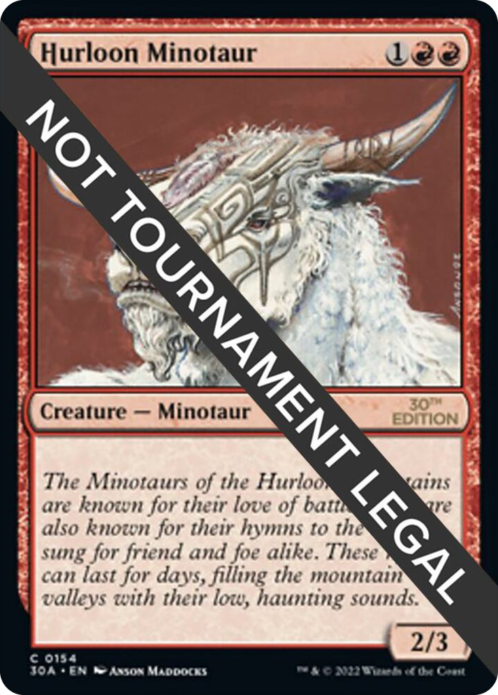 0154 Hurloon Minotaur C 30th Anniversary Edition