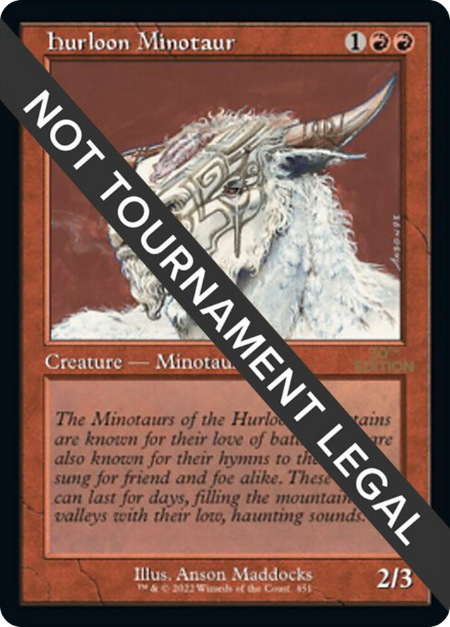 0451 Hurloon Minotaur (Retro Frame) C 30th Anniversary Edition