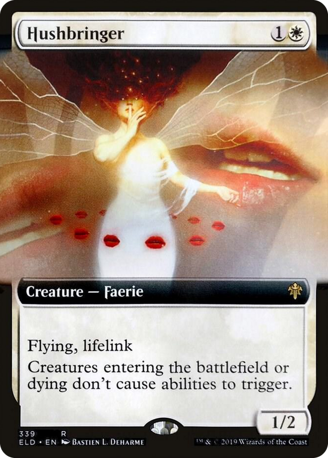 0339 Hushbringer (Extended Art) R Throne of Eldraine