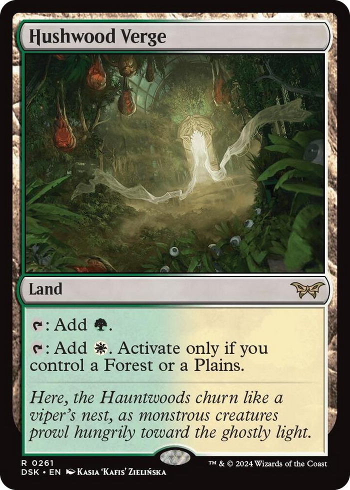 Hushwood Verge #261 R - Duskmourn: House of Horror Pokemon card