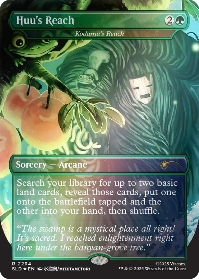 2294 Huu's Reach - Kodama's Reach (Rainbow Foil) R Secret Lair Drop Series