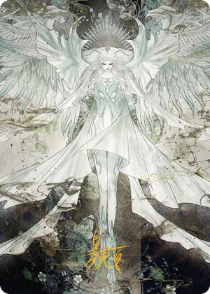 0034 Hydaelyn, the Mothercrystal Art Card (Gold-Stamped Signature) S Art Series: FINAL FANTASY