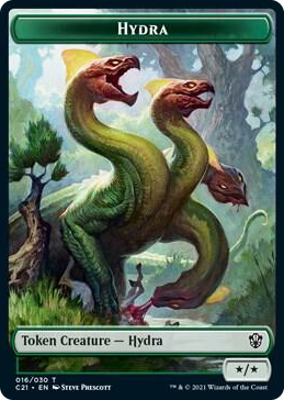 0016 Hydra // Boar Double-Sided Token T Commander 2021