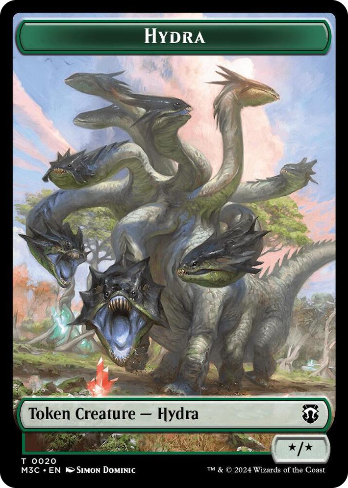 0020 Hydra // Boar Double-Sided Token T Commander: Modern Horizons 3