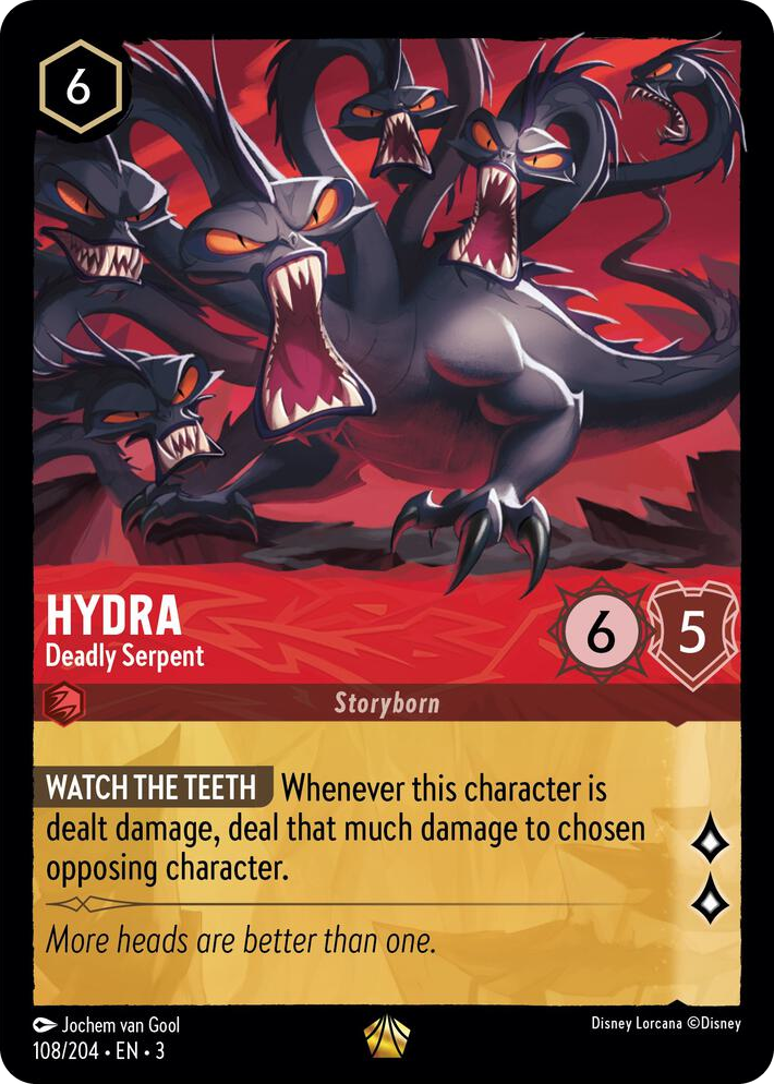 0108 Hydra - Deadly Serpent Legendary Into the Inklands