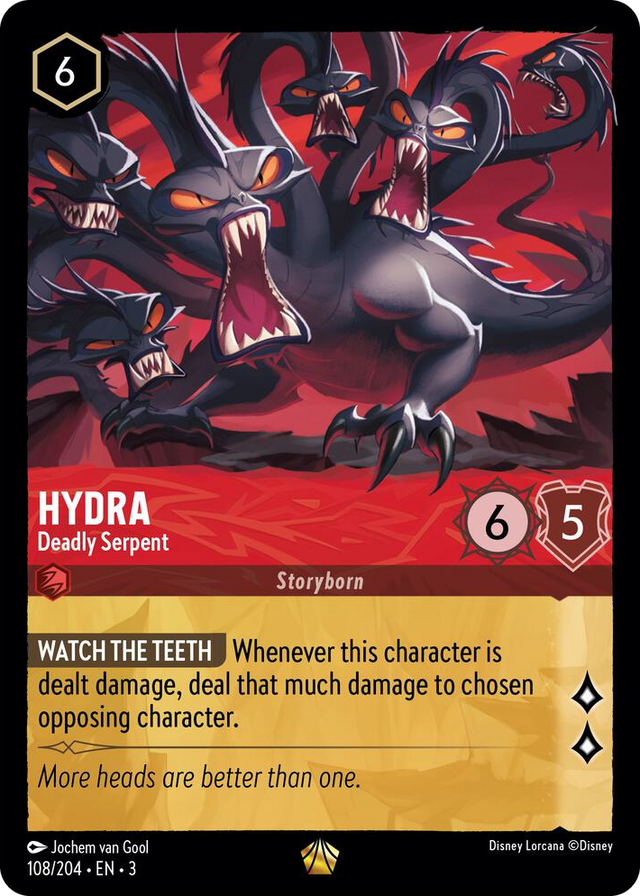 0108 Hydra - Deadly Serpent Legendary Into the Inklands