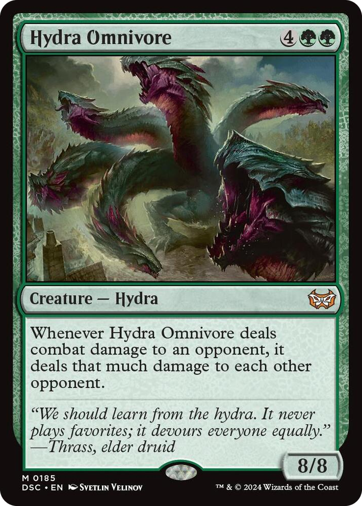 0185 Hydra Omnivore M Commander: Duskmourn: House of Horror