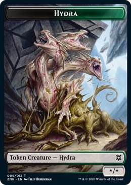 0009 Hydra Token T Zendikar Rising