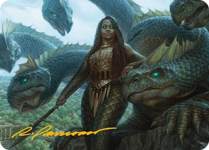 0010 Hydra Trainer Art Card (Gold-Stamped Signature) S Art Series: Modern Horizons 3