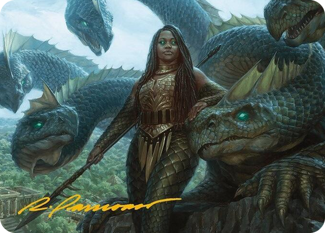 0010 Hydra Trainer Art Card (Gold-Stamped Signature) S Art Series: Modern Horizons 3