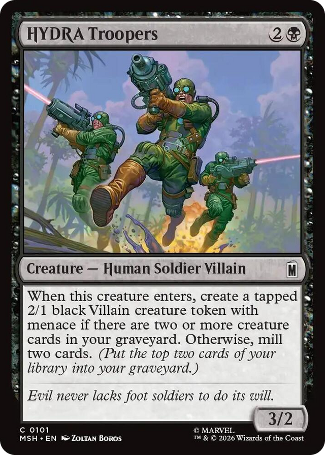 0101 HYDRA Troopers C Marvel Super Heroes