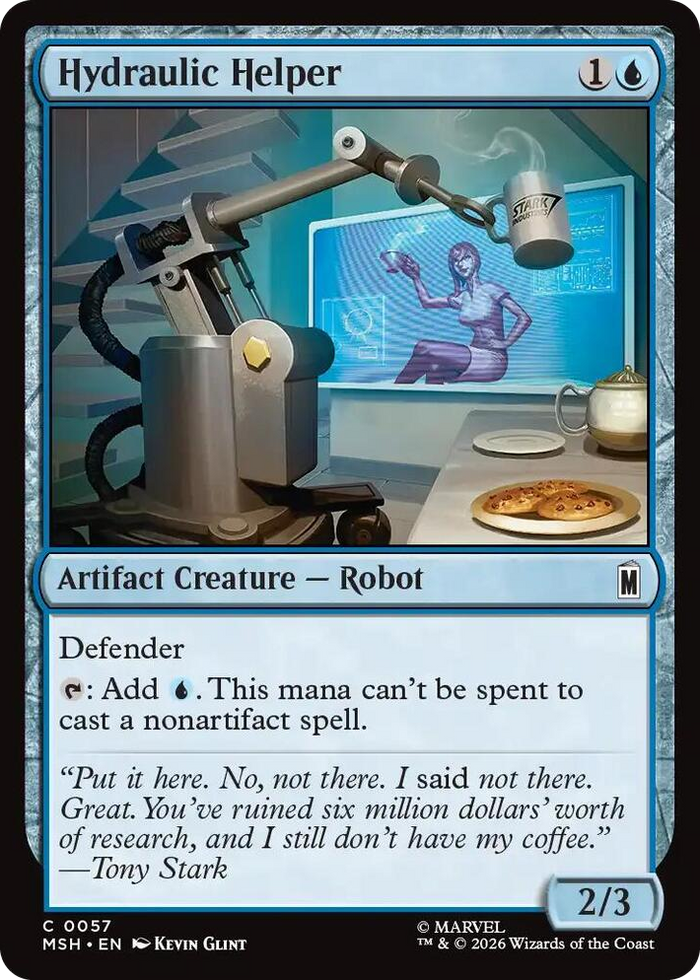Hydraulic Helper #57 C - Marvel Super Heroes Pokemon card