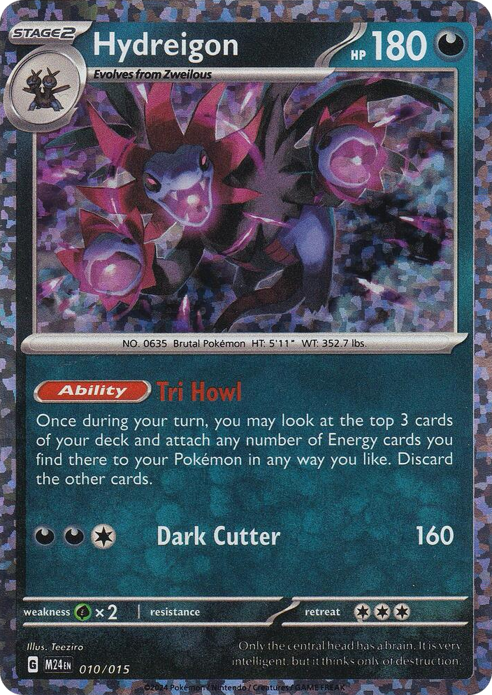 0010 Hydreigon Promo McDonald's Promos 2024