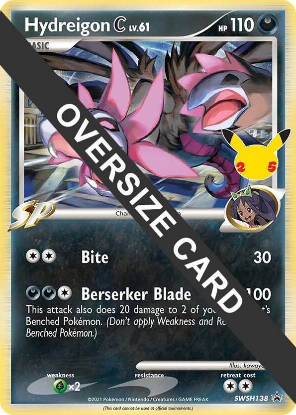 0138 Hydreigon C - SWSH138 Promo Jumbo Cards