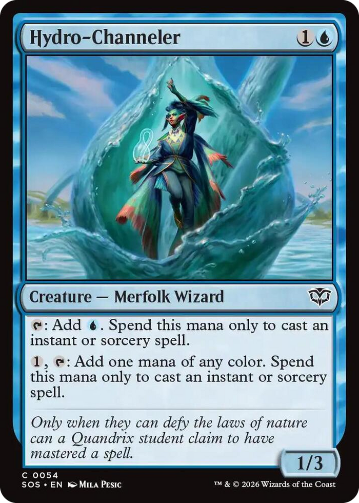 Hydro-Channeler #54 C - Secrets of Strixhaven Pokemon card