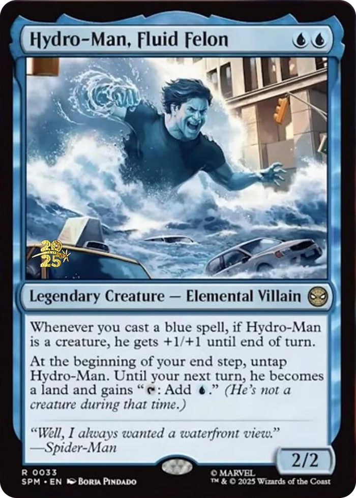 Hydro-Man, Fluid Felon #33 R - Prerelease Cards Pokemon card