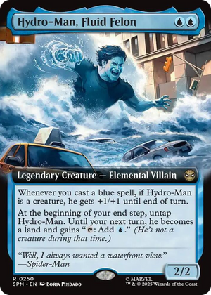 0250 Hydro-Man, Fluid Felon (Extended Art) R Marvel's Spider-Man
