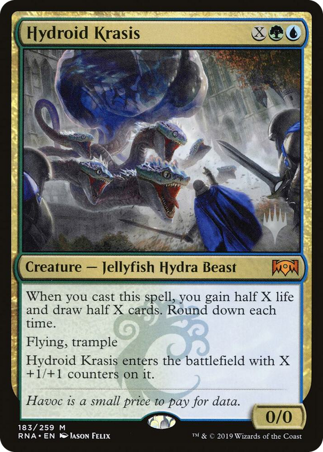 0183 Hydroid Krasis M Promo Pack: Throne of Eldraine