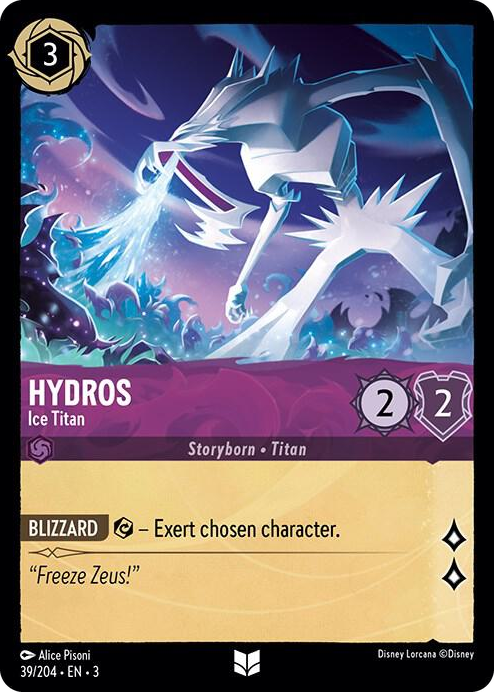 0039 Hydros - Ice Titan Uncommon Into the Inklands