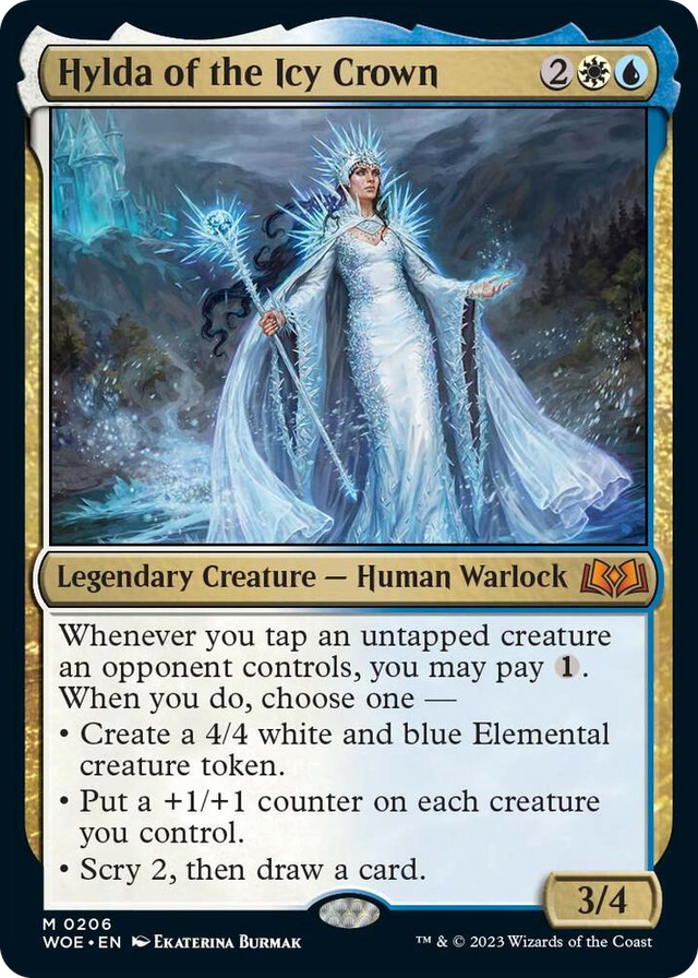 0206 Hylda of the Icy Crown M Wilds of Eldraine