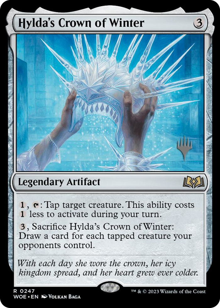 Hylda's Crown of Winter #247 R - Promo Pack: Wilds of Eldraine Pokemon card