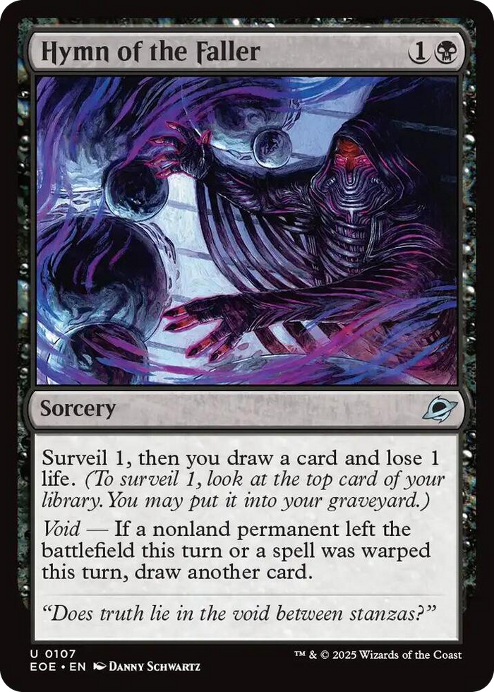 Hymn of the Faller #107 U - Edge of Eternities Pokemon card