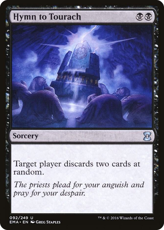 Hymn to Tourach #92 U - Eternal Masters Pokemon card