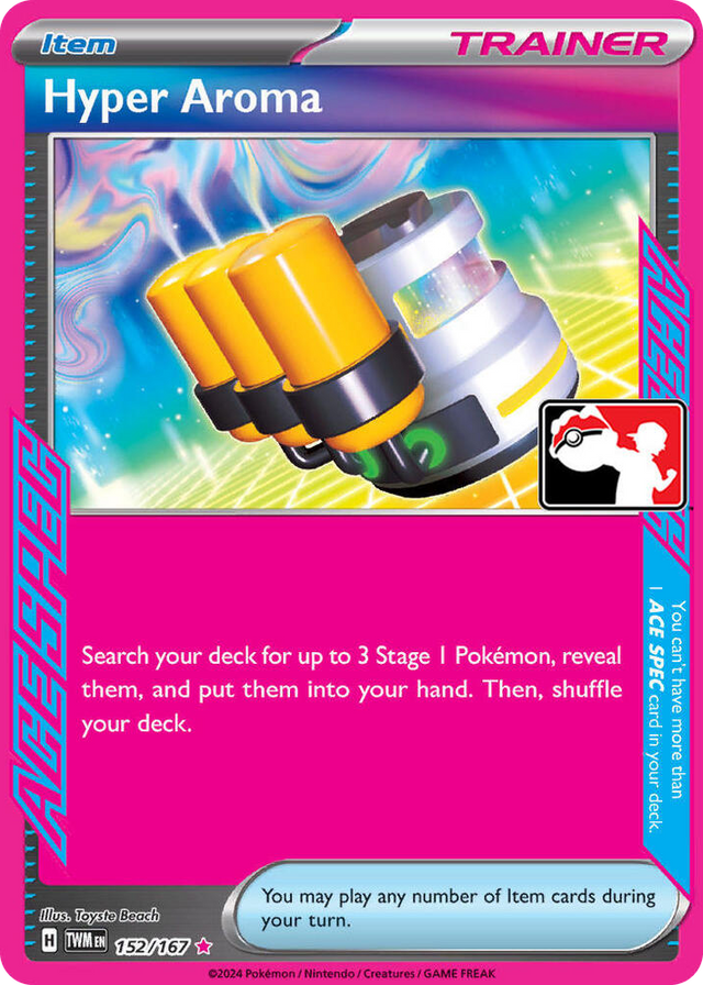 0152 Hyper Aroma ACE SPEC Rare Prize Pack Series Cards