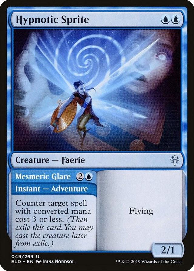 0049 Hypnotic Sprite U Throne of Eldraine