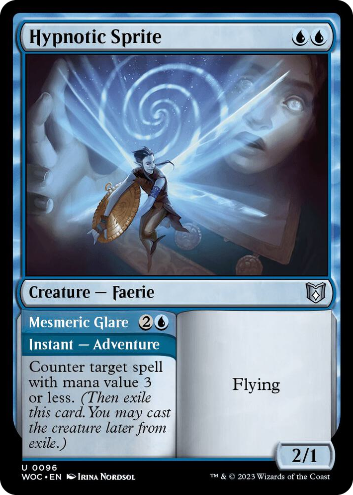 0096 Hypnotic Sprite U Commander: Wilds of Eldraine