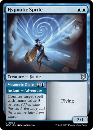 0096 Hypnotic Sprite U Commander: Wilds of Eldraine