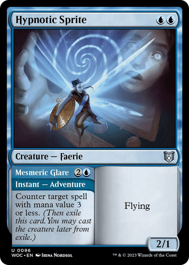 0096 Hypnotic Sprite U Commander: Wilds of Eldraine