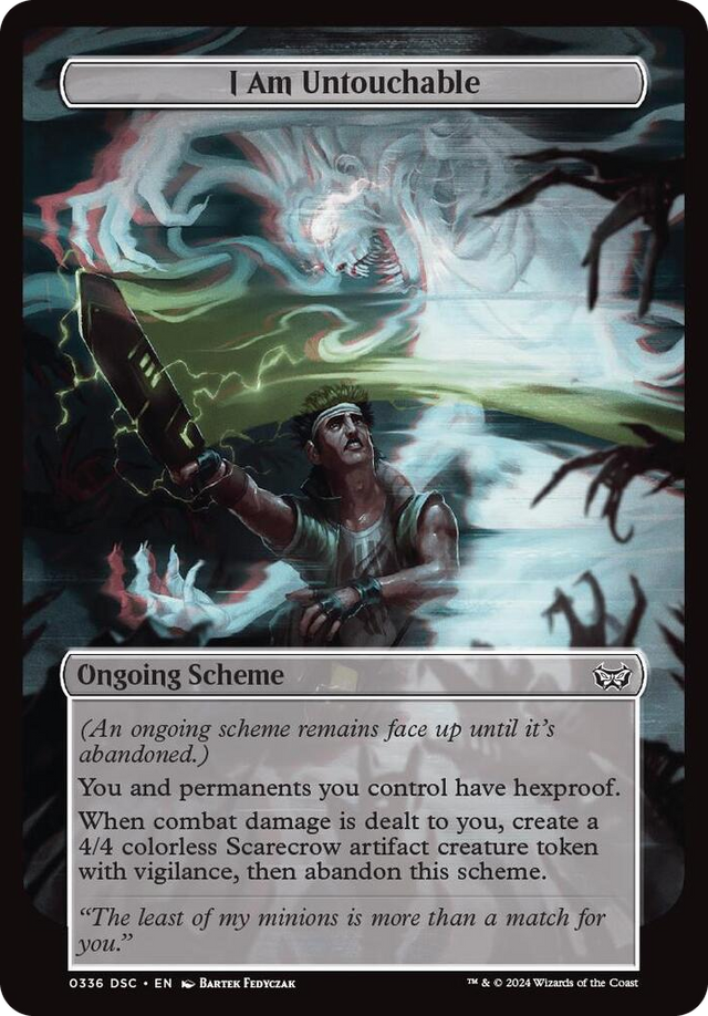 0336 I Am Untouchable (Full Art) C Archenemy: Duskmourn