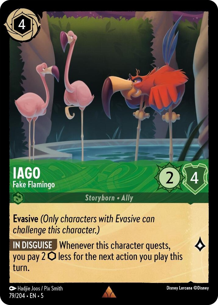 0079 Iago - Fake Flamingo Rare Shimmering Skies