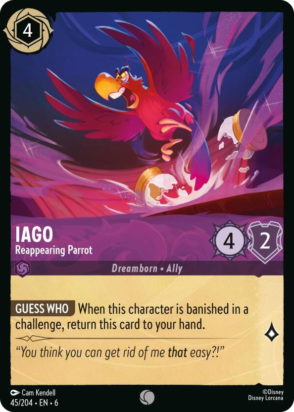 0045 Iago - Reappearing Parrot Common Azurite Sea