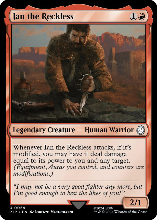 0059 Ian the Reckless U Universes Beyond: Fallout