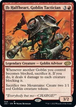 0554 Ib Halfheart, Goblin Tactician R Jumpstart 2022